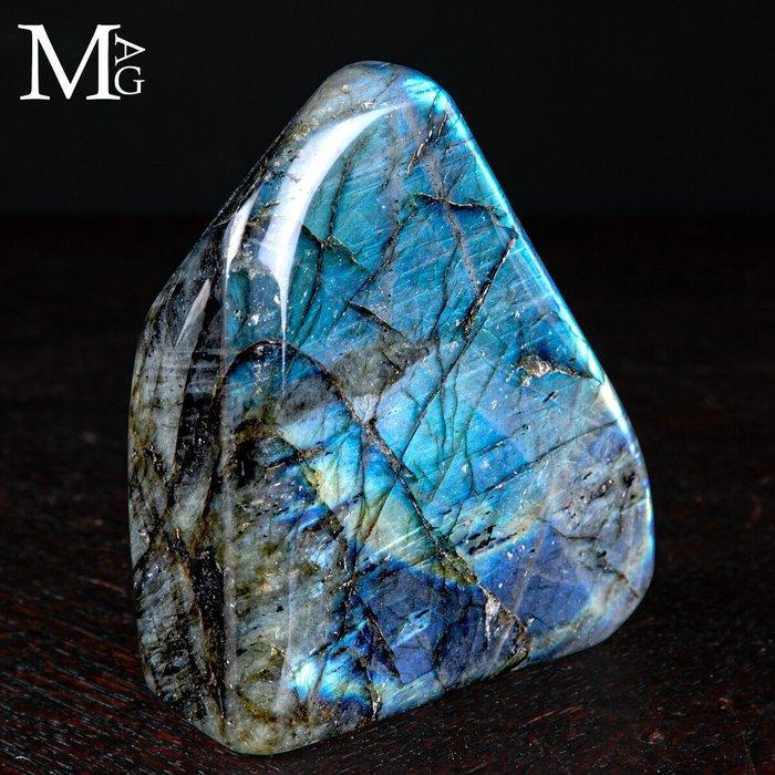 Topkwaliteit labradoriet vrije vorm - goudkleurig/blauw, Antiquités & Art, Curiosités & Brocante