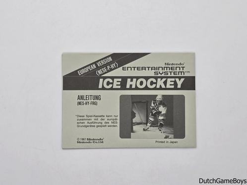 Nintendo NES - European Version - Ice Hockey - FRG - Manual, Games en Spelcomputers, Games | Nintendo NES, Gebruikt, Verzenden
