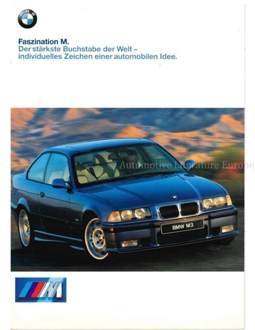 1998 BMW M BROCHURE FRANS, Livres, Autos | Brochures & Magazines