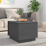 vidaXL Salontafel 40x50x35 cm massief grenenhout grijs, Verzenden, Nieuw