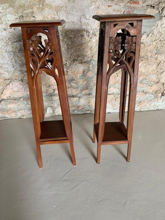 Plantentafel (2) - Hout, Antiek en Kunst, Kunst | Designobjecten