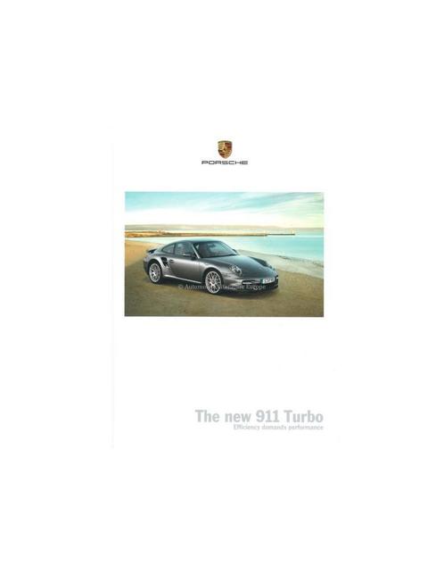 2010 PORSCHE 911 TURBO HARDCOVER BROCHURE ENGELS, Boeken, Auto's | Folders en Tijdschriften