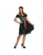 Dirndl dames Oktoberfest groen zwart, Ophalen of Verzenden