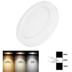 LED opbouw downlight rond 12W Ø177mm CCT 3 lichtkleuren, Huis en Inrichting, Lampen | Plafondlampen, Verzenden, Nieuw, Overige materialen