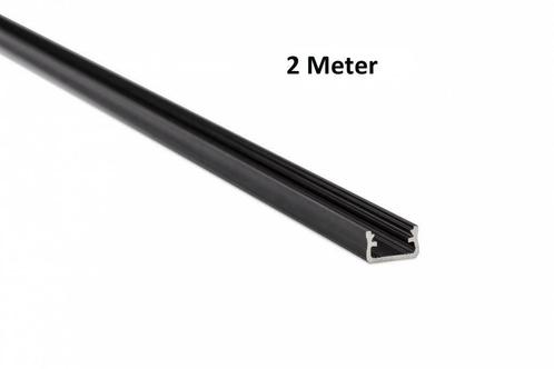 LED Profiel 2 meter - 9,3x16mm DESIGN A - ZWART, Doe-het-zelf en Bouw, Metalen, Verzenden