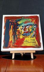 Martin Van Wordragen (1928-2011) - Kleurrijke man met hoed, Antiek en Kunst