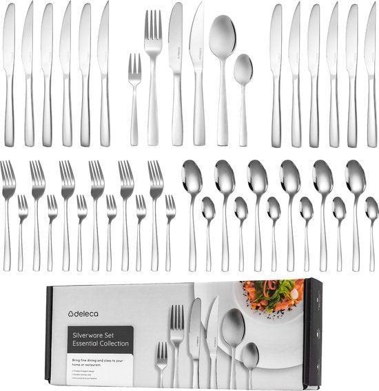2dekans | Deleca 6 Persoons Bestekset Essential (36-delig) -, Huis en Inrichting, Keuken | Bestek, Ophalen of Verzenden