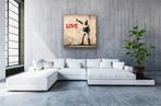 EMIR BERCUTTE - STREET ART LOVE 15 - Toile L