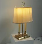 Tafellamp - Vintage bouillotte bureau lamp - Messing, Antiek en Kunst, Curiosa en Brocante