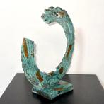 Abdoulaye Derme - sculptuur, La Vague Éternelle - 24 cm -