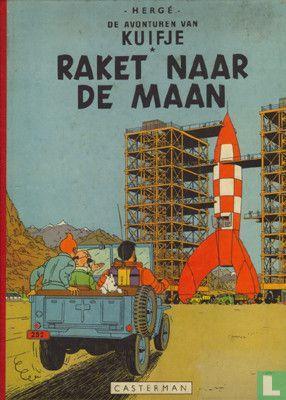 Kuifje - Raket naar de maan - 1953, Boeken, Stripverhalen, Gelezen, Eén stripboek, Verzenden