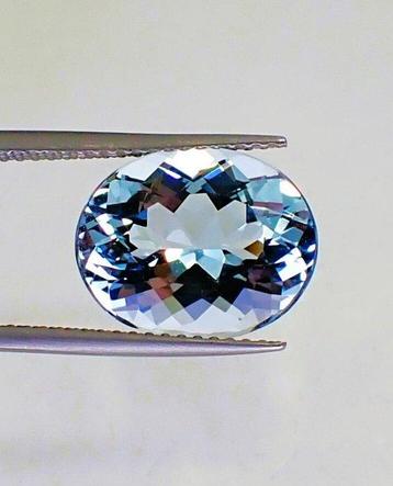 Aquamarijn - 4.90 ct - Antwerp Laboratory for Gemstone
