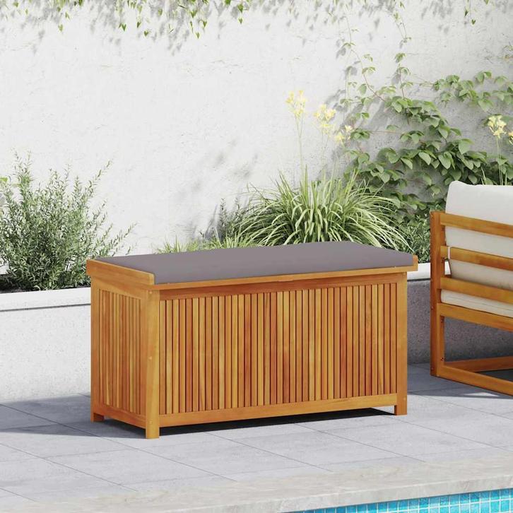 vidaXL Opbergbox voor buiten 113x50x60,5 cm massief, Tuin en Terras, Bergingen en Tuinkasten, Nieuw, Verzenden