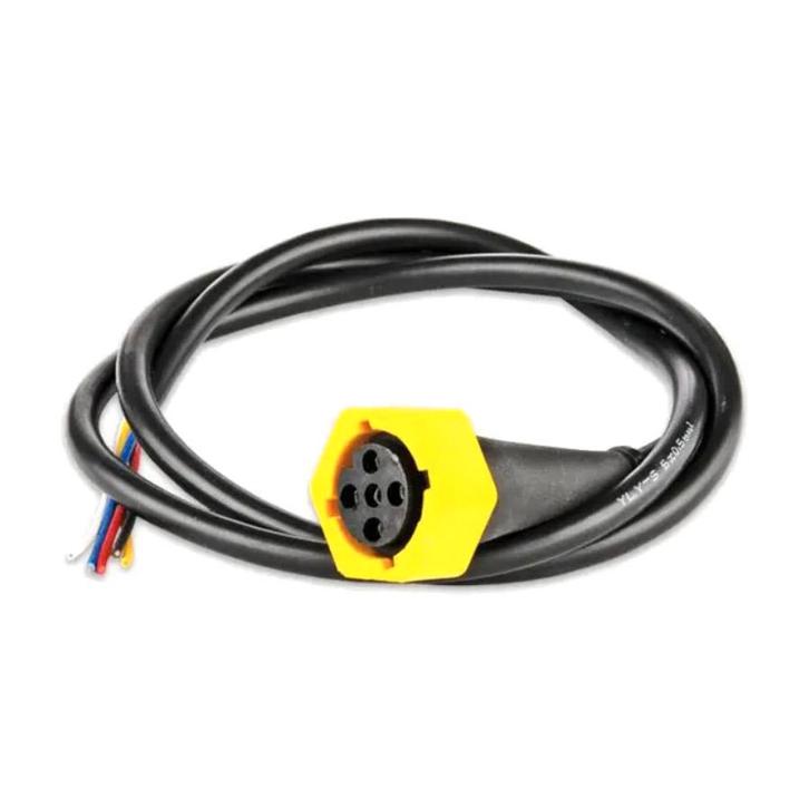 Kabel 5-Polige Bajonet Connector Geel Links 1 Meter, Auto-onderdelen, Elektronica en Kabels, Ophalen of Verzenden