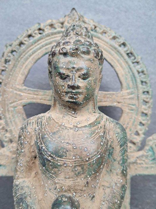 Standbeeld van de Javaanse Amitabha Boeddha - Brons -, Antiquités & Art, Art | Art non-occidental