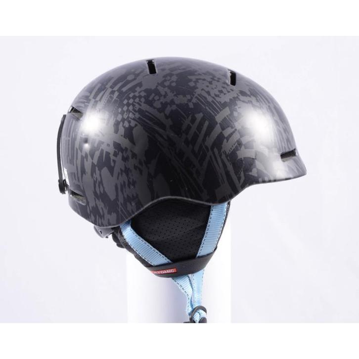 46 47 48 skihelm/snowboardhelm ATOMIC MENTOR JR, Black/blue,, Sport en Fitness, Skiën en Langlaufen, Verzenden