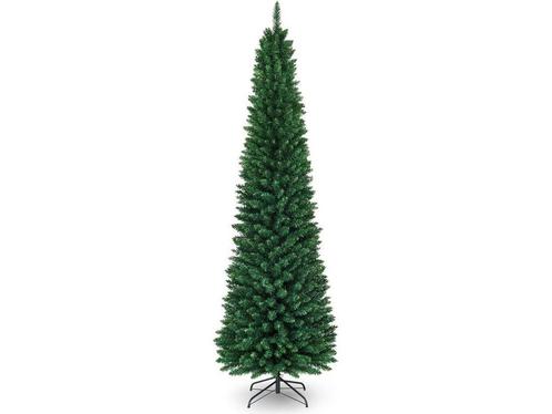 Costway Kunstkerstboom Potloodvormig - Hoogwaardige, Huis en Inrichting, Woonaccessoires | Overige, Nieuw, Verzenden