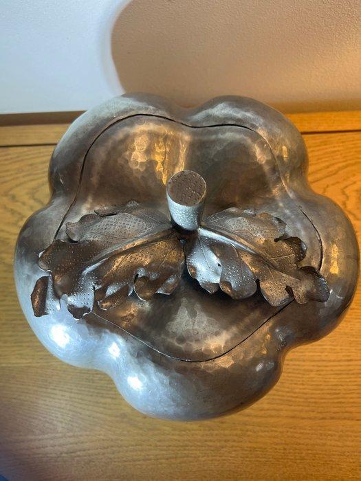 Ijsemmer - Tin - Pompoen, Antiek en Kunst, Antiek | Keukengerei