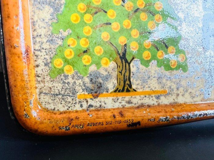 Gezegd appelgelei reclamebord - Reclamebord - Metaal, Antiek en Kunst, Antiek | Wandborden en Tegels