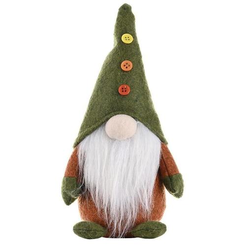 Gnoom kerst -  kerstkabouter - 12x22 cm - groen bruin, Divers, Noël, Enlèvement ou Envoi