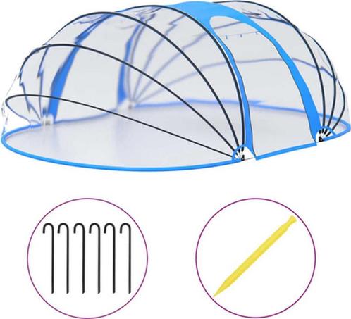 vidaXL Zwembadkoepel ovaal 530x410x205 cm, Tuin en Terras, Zwembad-toebehoren, Verzenden