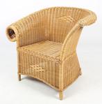 Fauteuil - Bamboe, Riet - Bijzondere asymmetrische fauteuil