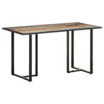 vidaXL Table de salle à manger 140 cm Bois de, Maison & Meubles, Tables | Tables à manger, Neuf, Verzenden