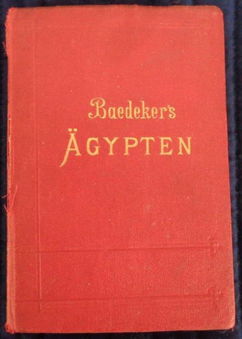 K Baedeker - Baedekers Egypt, Travelers Handbook - 1902, Antiquités & Art, Antiquités | Livres & Manuscrits