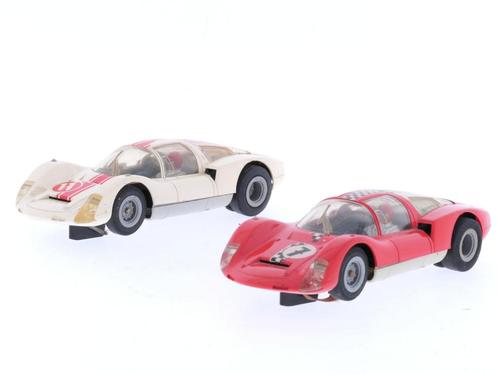 Schaal 1:32 Fleischmann Auto Rallye 3220 set van 2 Porsch..., Hobby en Vrije tijd, Modelauto's | 1:32, Gebruikt, Ophalen of Verzenden