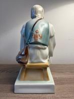 Zsolnay - Figurine - Wood Carving Man - Porcelaine