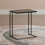 Bijzettafel Mangohout Carlin, Huis en Inrichting, Tafels | Bijzettafels, Verzenden, Nieuw, Industriële meubels, Overige vormen