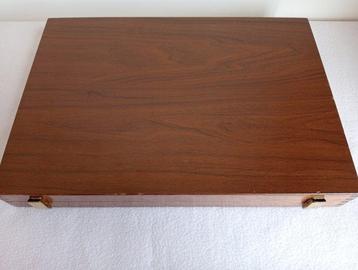 Schaakspel - Backgammon - Mahoniehout beschikbaar voor biedingen