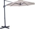 VONROC Zweefparasol – Kantelbaar & Incl. Beschermhoes – Ø300, Doe-het-zelf en Bouw, Ophalen of Verzenden, Nieuw