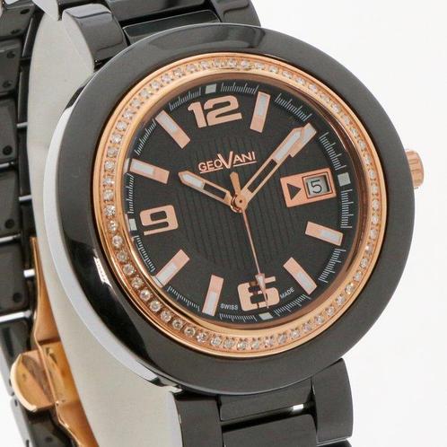 Geovani - Swiss Watch - GOB510-CBR-S-3 - Sans Prix de, Handtassen en Accessoires, Horloges | Heren