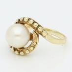Ring - 14 karaat Geel goud - Parel, Nieuw