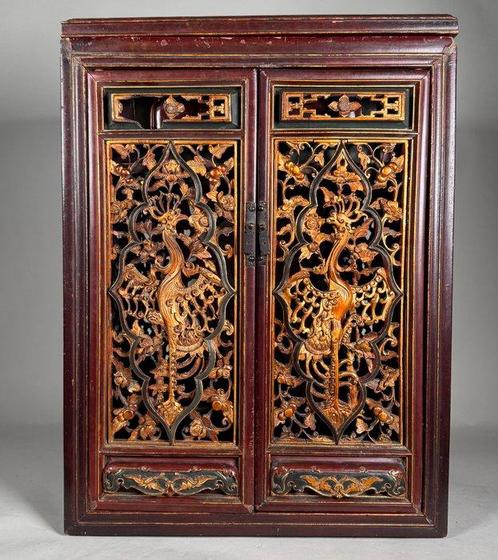 Vitrinekast - Hout - China - Qing Dynastie (1644-1911) -, Antiek en Kunst, Antiek | Overige Antiek