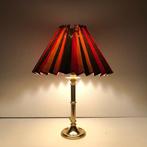 Tafellamp - Messing, decoratieve tafellamp met meerkleurige