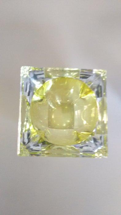 Val Saint Lambert - Asbak (2) - Kristal - Twee kristallen, Antiquités & Art, Curiosités & Brocante