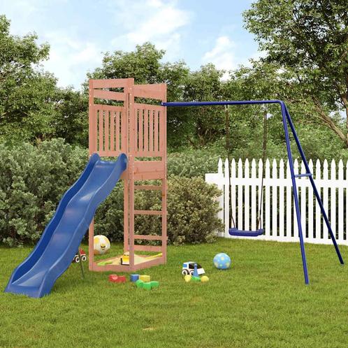 vidaXL Speelhuis massief douglashout, Kinderen en Baby's, Speelgoed | Buiten | Speeltoestellen, Nieuw, Verzenden