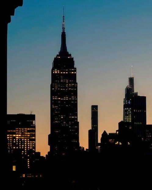 Fabio Accorrà - Sunrise in New York - Series of 4, Antiek en Kunst, Kunst | Designobjecten