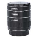 Caruba Extension Tube set Canon Chroom (type II), Verzenden, Nieuw
