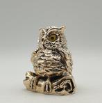 Gufo rivestito in Argento fiorentino - Figuur - Gehuld in