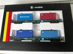 B-Models H0 - 45.139 - Ensemble de wagons de marchandises, Hobby en Vrije tijd, Modeltreinen | H0, Nieuw