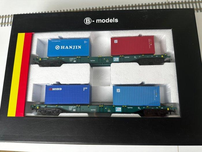 B-Models H0 - 45.139 - Ensemble de wagons de marchandises, Hobby en Vrije tijd, Modeltreinen | H0