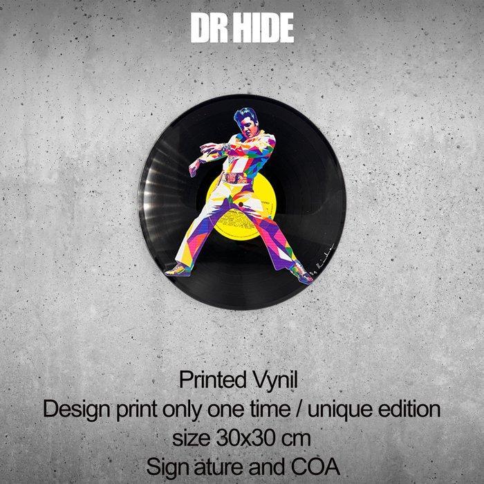 DR HIDE - Vinyl Record Elvis Dance, Antiquités & Art, Art | Objets design