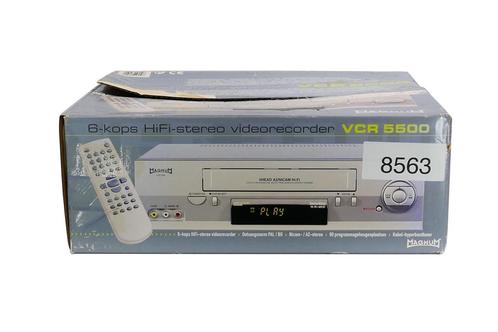 Magnum VCR 5500 | VHS Videorecorder | BOXED, Audio, Tv en Foto, Videospelers, Verzenden