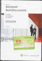 Basisboek Bedrijfseconomie - opgavenboek 9789001702434, Boeken, Economie, Management en Marketing, P. de Boer, P. de Boer, Zo goed als nieuw