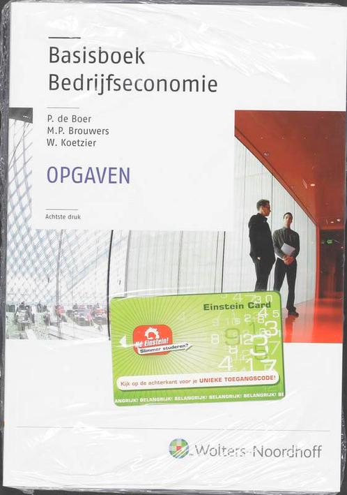 Basisboek Bedrijfseconomie - opgavenboek 9789001702434, Livres, Économie, Management & Marketing, Envoi