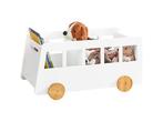 SoBuy - Kinderen Kids Boekenkast - Wit - 68x33x43 cm, Verzenden, Nieuw