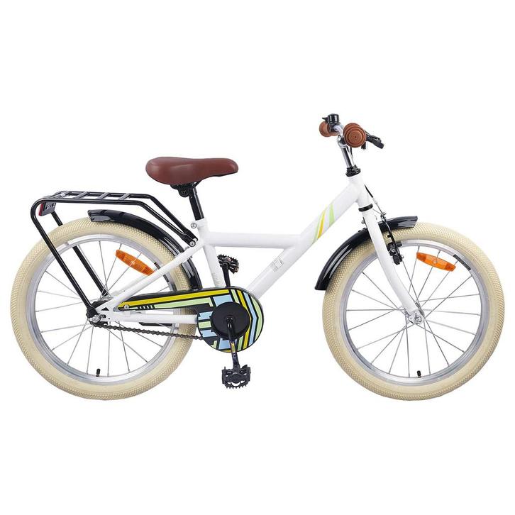 vidaXL Kinderfiets 24 Inch voor 8-12 jaar oud Wit, Vélos & Vélomoteurs, Vélos | Vélos de course, Envoi